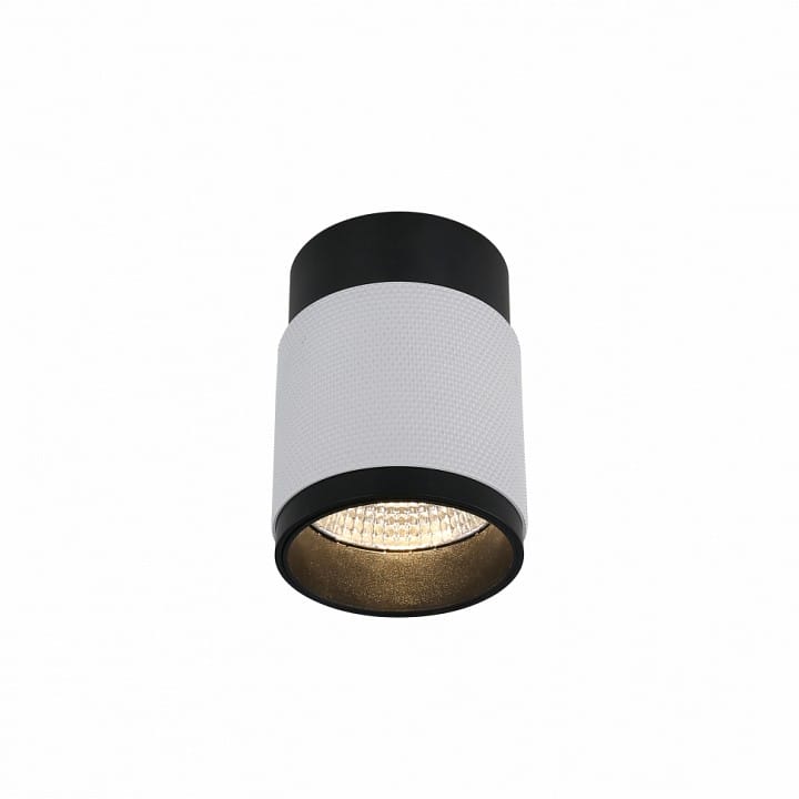 Накладной светильник iLedex Delta 1955-10W-3000K-36 BK+WH