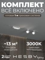Комплект трековый Hesby Lighting Skylite №14 HSBL_kompl_S014_VI1W3K