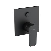 Смеситель для ванны и душа Kludi Pure&Style 407593975 черный матовый