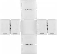 Соединитель лент X-образный жесткий Feron 23139