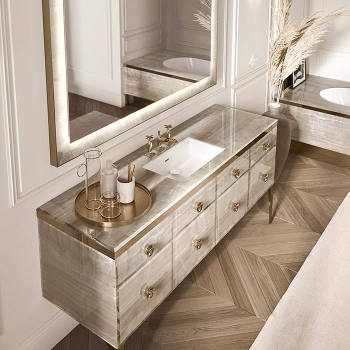 Комплект мебели Milldue Vitage Edition Majestic 10 алибастровое золото/бронза