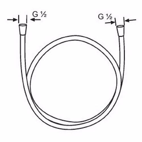 Шланг для душа hansgrohe Metaflex 28262000