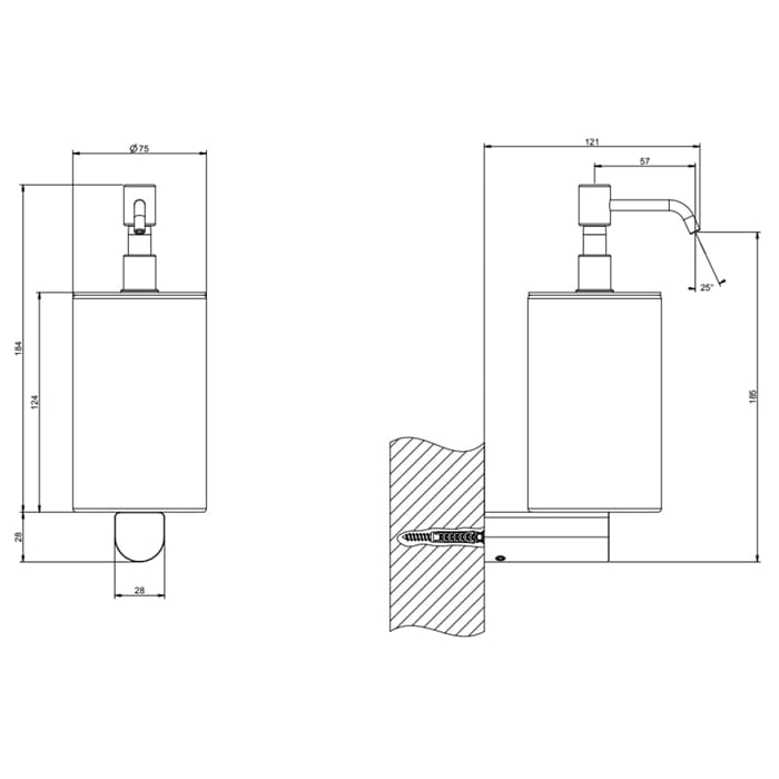 Дозатор для мыла Gessi Rilievo 59513#031