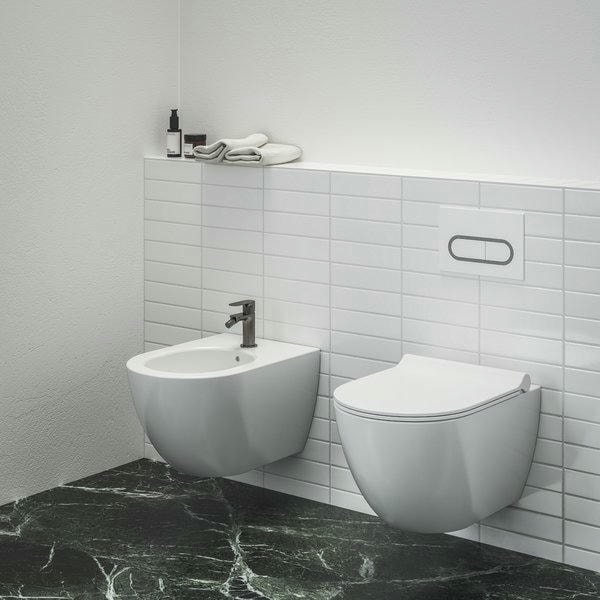 Смеситель для биде Ravak Eleganta X070332 графит матовый