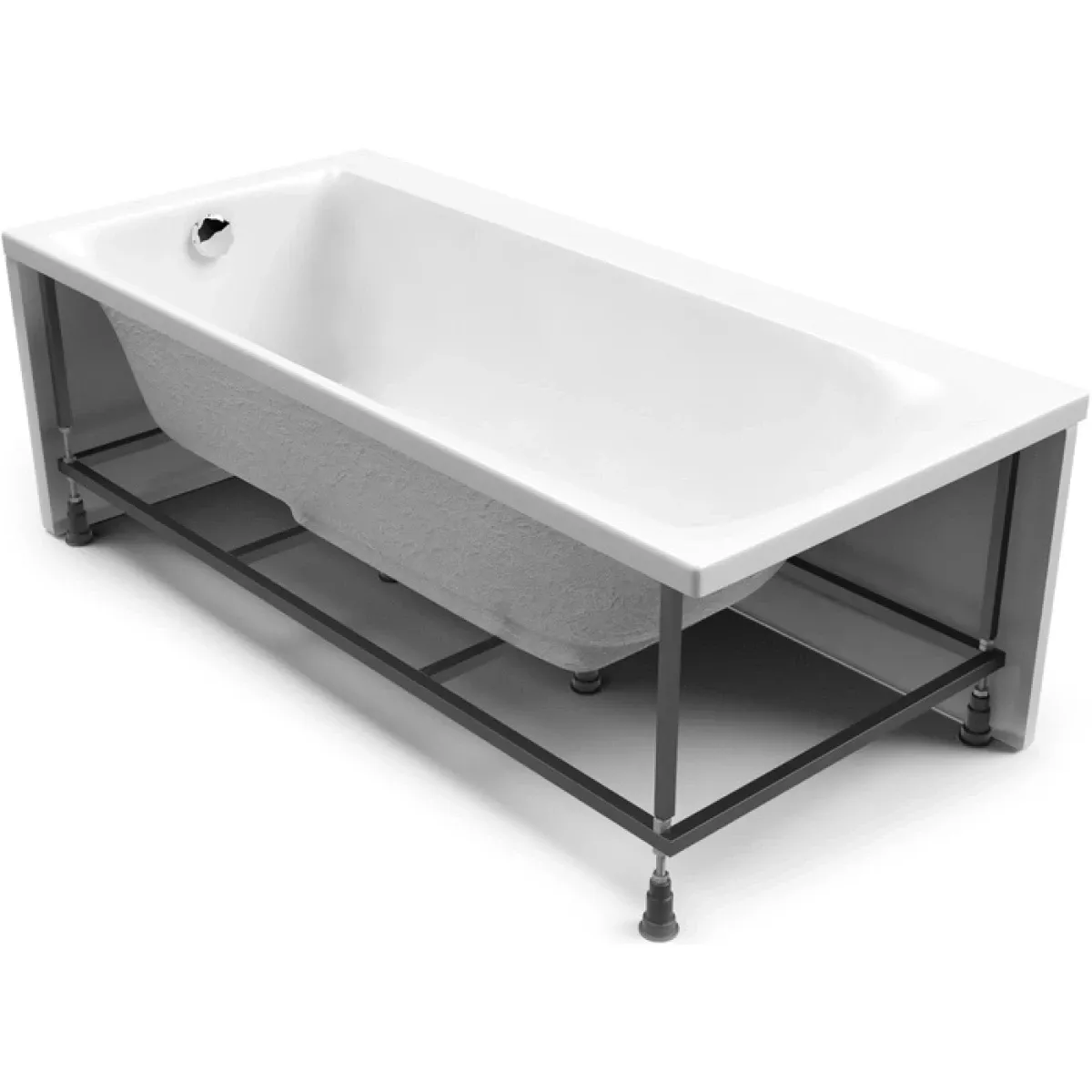 Акриловая ванна 170x80 см L Cersanit Smart WP-SMART*170-L