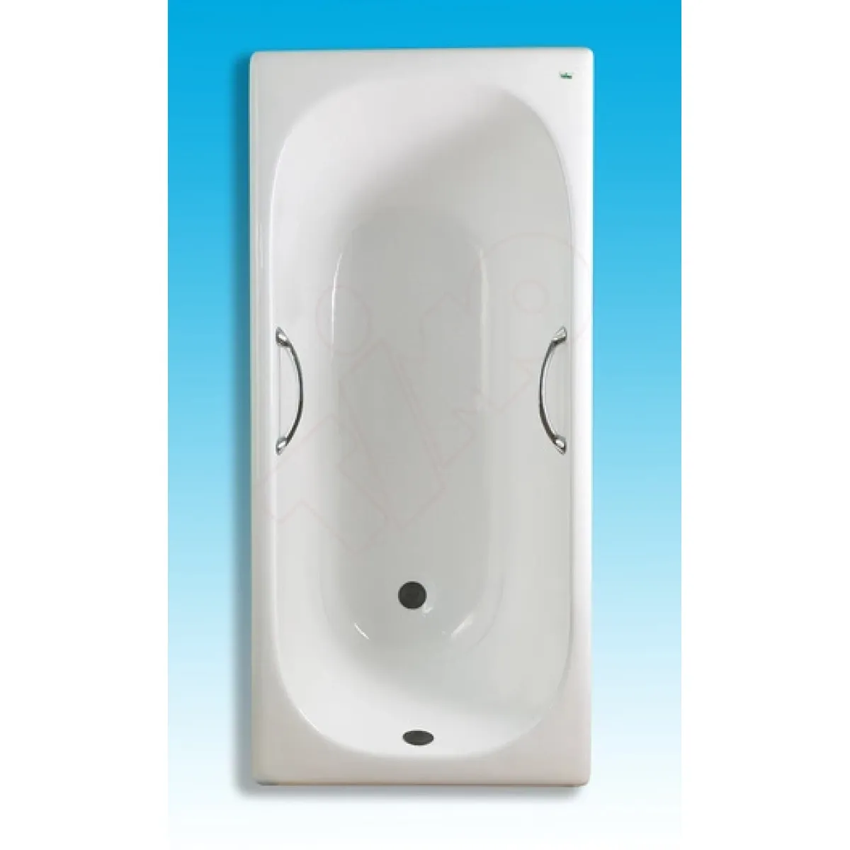 Ванна чугунная Timo Standard 3V Н0000384 150x70 см, с ручками, антискользящим покрытием, белый