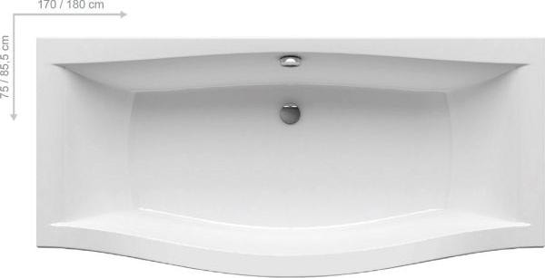 Акриловая ванна Ravak Magnolia 170x75 C501000000
