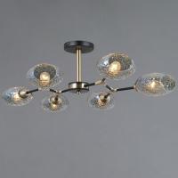 Люстра на штанге ILLUMICO TRENTO IL0272-6CSQ-25 BK AB TRENTO