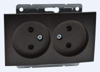 Розетка двойная, без рамки Mono Electric Despina / Larissa 500-002005-121