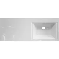 Раковина Misty Даллас ФР-00001528 120,2x48,2 см R, над стиральной машиной, белый