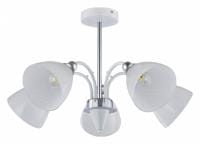 Люстра на штанге Arte Milano Napoli-326008 326008/5 WH+CR