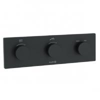 Термостат для ванны для душа Kludi Pushtronic 3830039-00 черный матовый