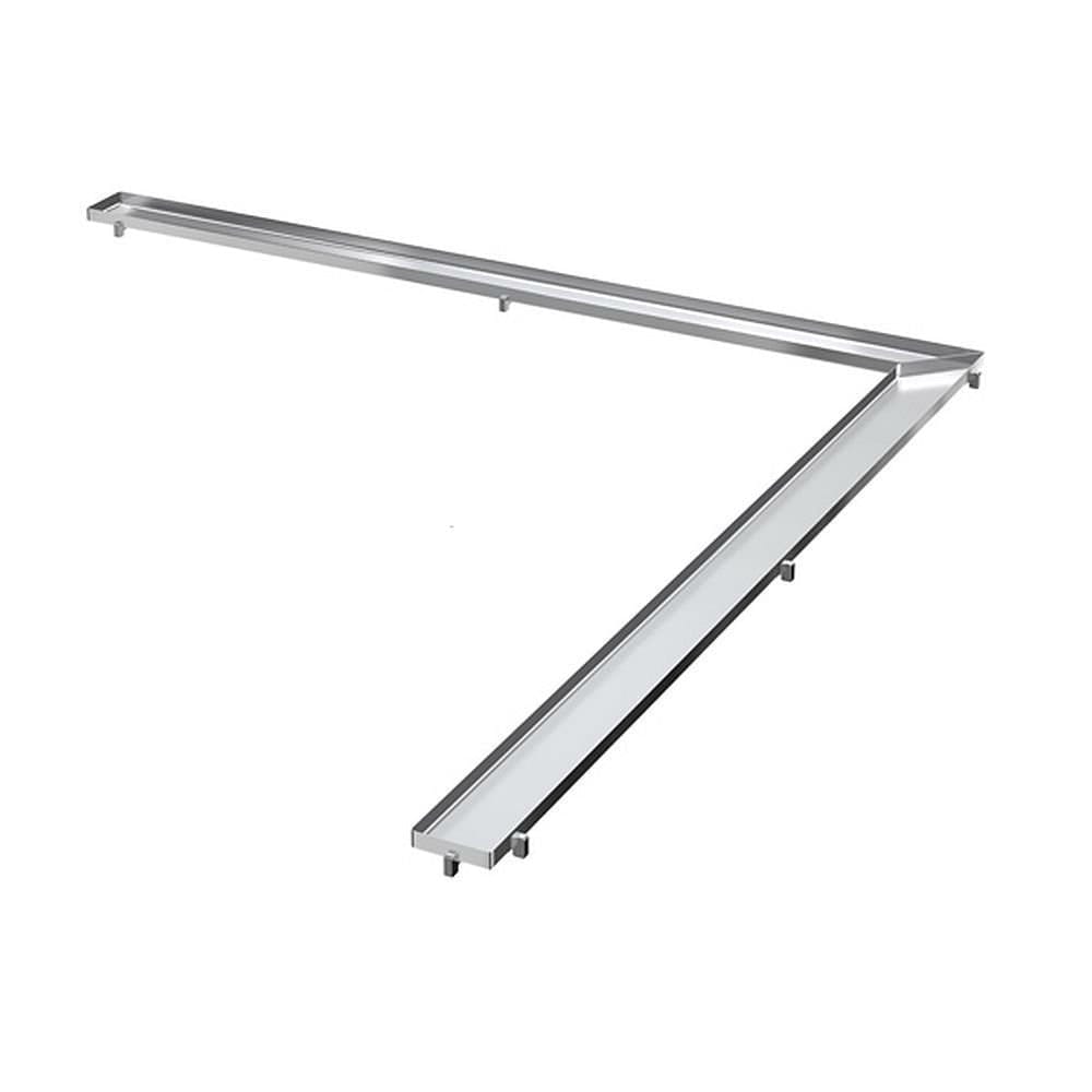 Основа для плитки Tece Drainline Plate 611070 угловая