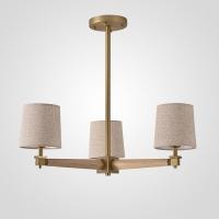 Люстра на штанге Imperiumloft Jorgenson Beige/Light wood STAVRA01
