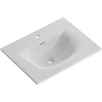 Раковина BelBagno Uno BB-8099-60 61x46 см, накладная, белый