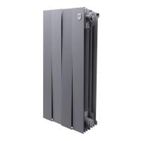 Радиатор биметаллический Royal Thermo PianoForte 500 Серебристый - 4 секц.