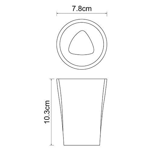 Стакан для зубных щеток WasserKRAFT Ohre K-37728