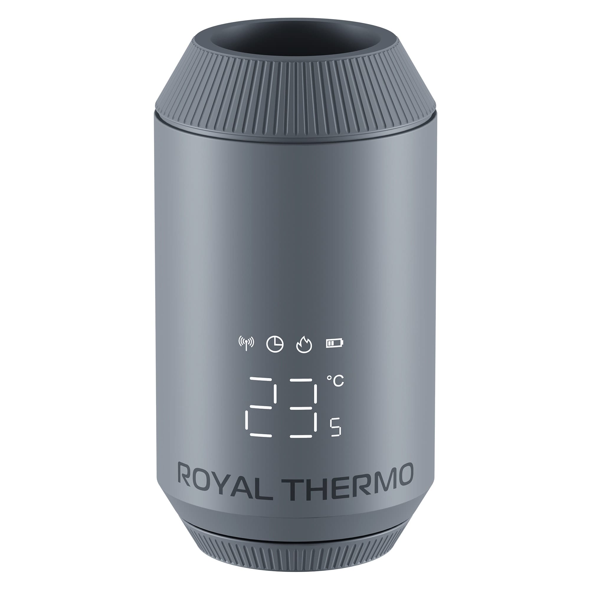 Термостат радиаторный электронный Royal Thermo Smart Heat 2.0, серебристый