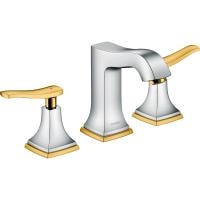 Смеситель для раковины hansgrohe Metropol Classic 31330090 хром/золото