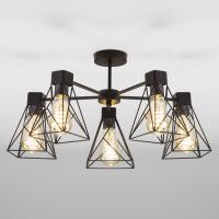 Люстра на штанге Eurosvet Trappola 70107/5 черный