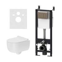 Комплект унитаза с инсталляцией Damixa Scandinavian Pure DX36.IS10151.1701 с крышкой-сиденьем