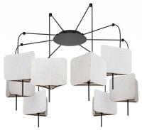 Подвесная люстра Arte Lamp TRIXIE A7084SP-8BK