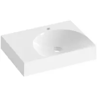 Раковина Ravak Lite XJXL1260000 60x45 см L, накладная, подвесная, белый