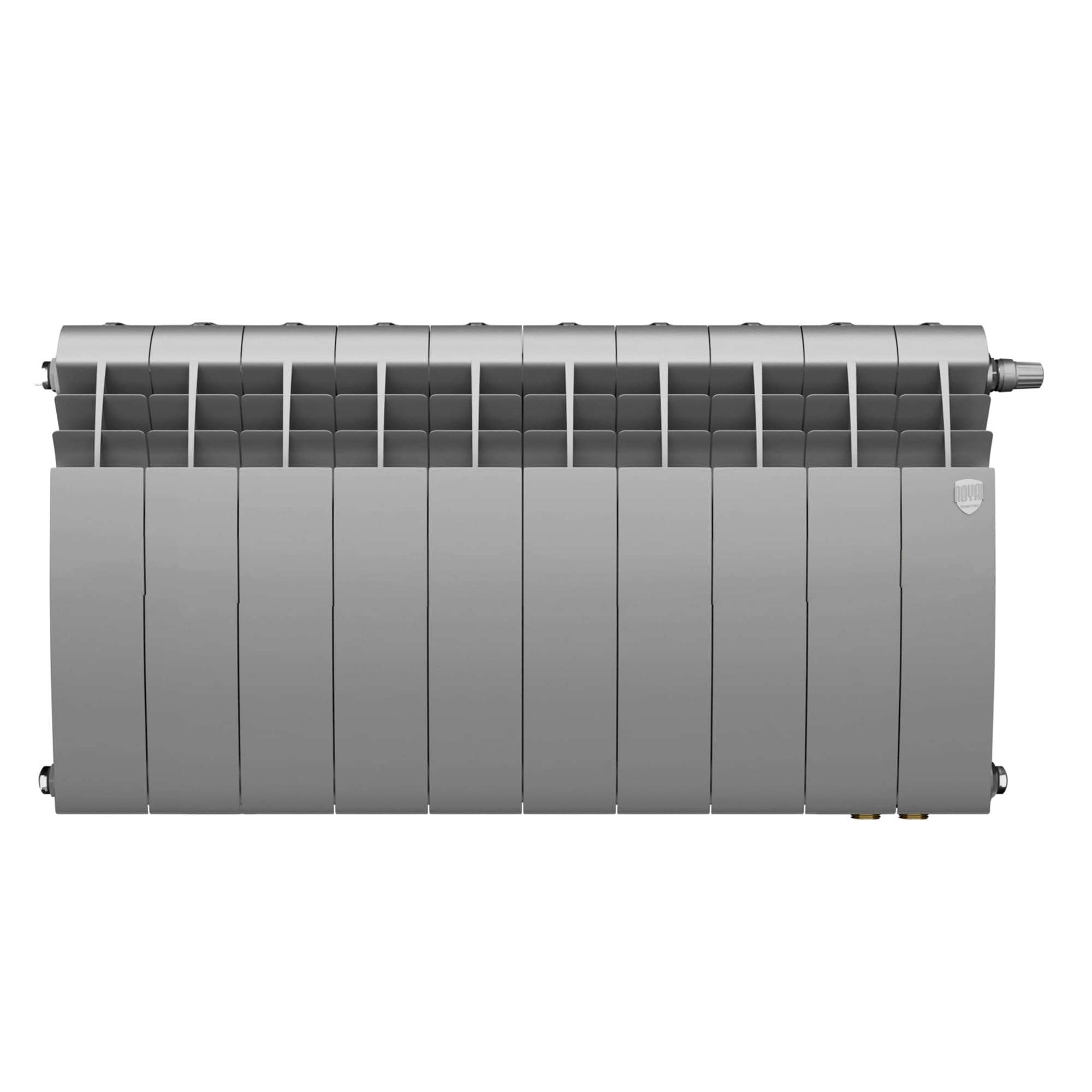 Радиатор Royal Thermo BiLiner 350 Silver Satin VR80 - 10 секц.