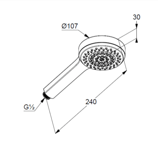 Душевая лейка Kludi Dive 6881005-00