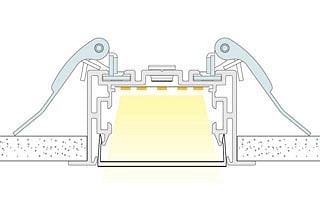 Крепеж Arlight S2-LINIA-F Clip Set 021190