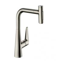 Смеситель для кухни hansgrohe Talis Select M51 72823800 с вытяжным душем сталь