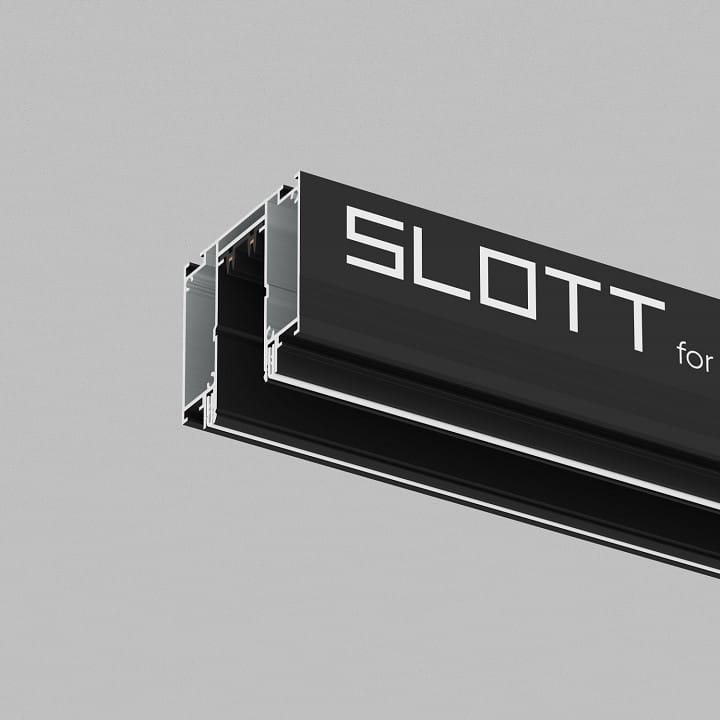 Трек встраиваемый Denkirs SMART SLOTT TR2014-BK