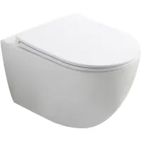 Унитаз подвесной Vincea Globo VT1-74T безободковый, торнадо, с сиденьем микролифт, белый