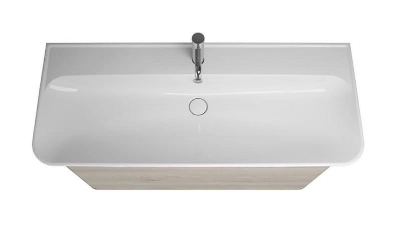 Тумба с раковиной Burgbad Iveo 120 SFEN120F2834G0161C0001*1 фланелевый дуб