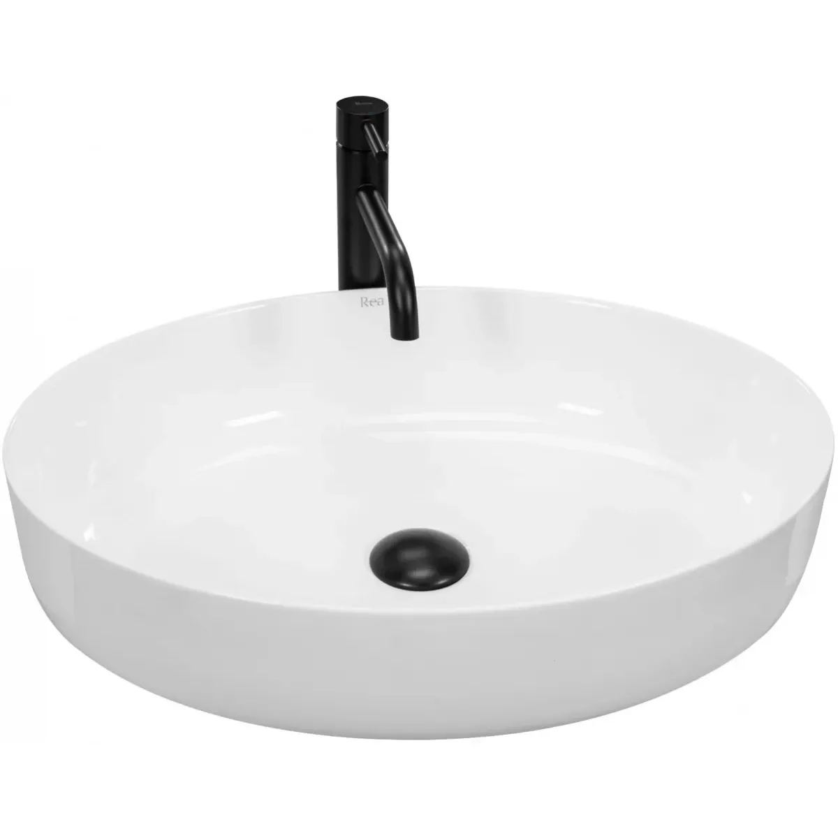 Раковина-чаша Rea Queen REA-U1223 55x41,5 см, накладная, белый