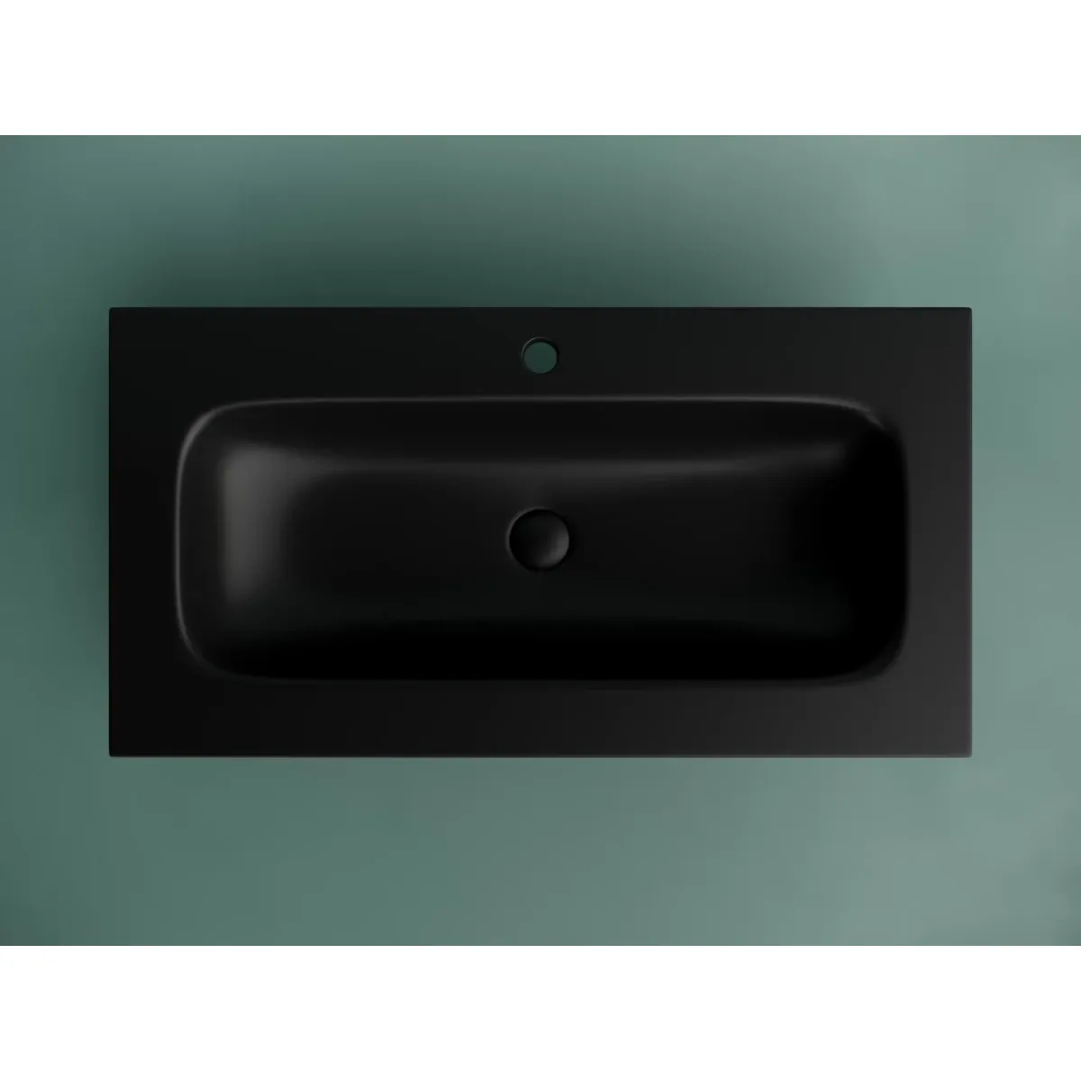Раковина Ceramica Nova Grace CN7019MB 91x45,7 см, накладная, черный матовый