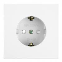 Розетка с заземлением и со шторкой Stekker Мия 50440