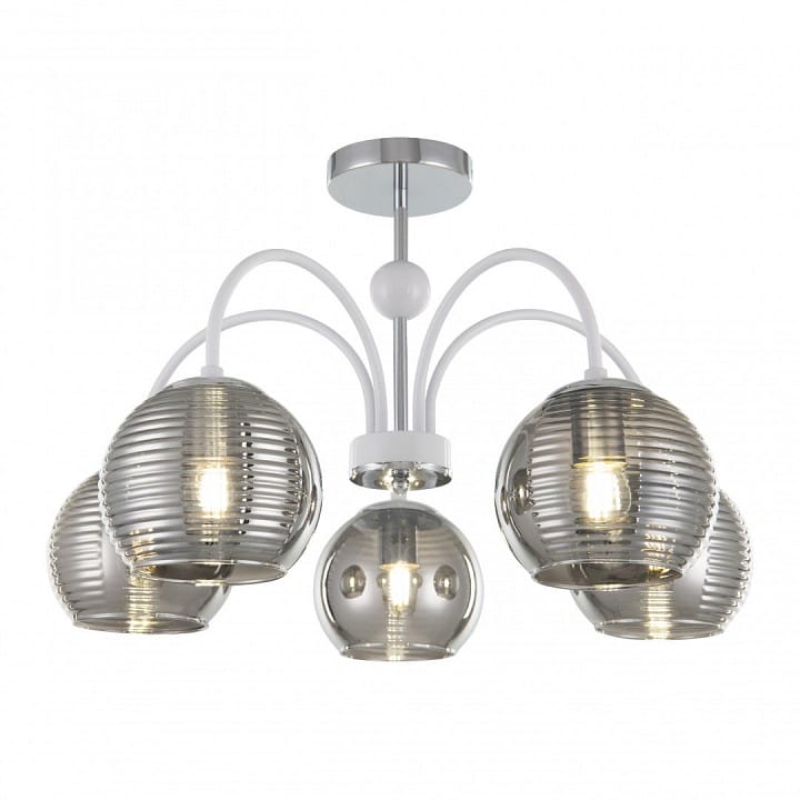 Люстра на штанге Arte Milano Napoli-320719 320719/5 CR+WH