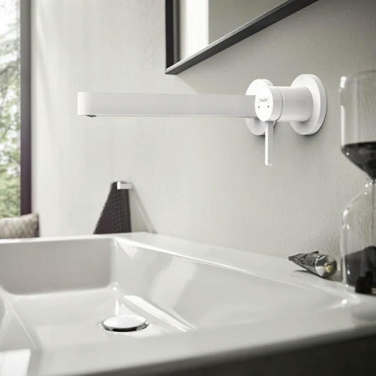 Смеситель для раковины hansgrohe Finoris 76050700 белый матовый