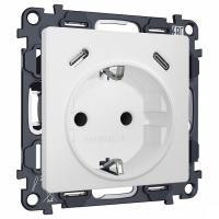 Розетка с заземлением и 2хUSB type C, без рамки Ambrella Volt ALFA MA130510