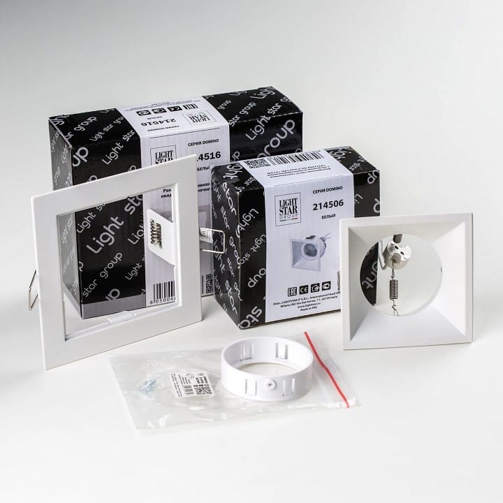 Встраиваемый светильник Lightstar Domino D51606WMOD