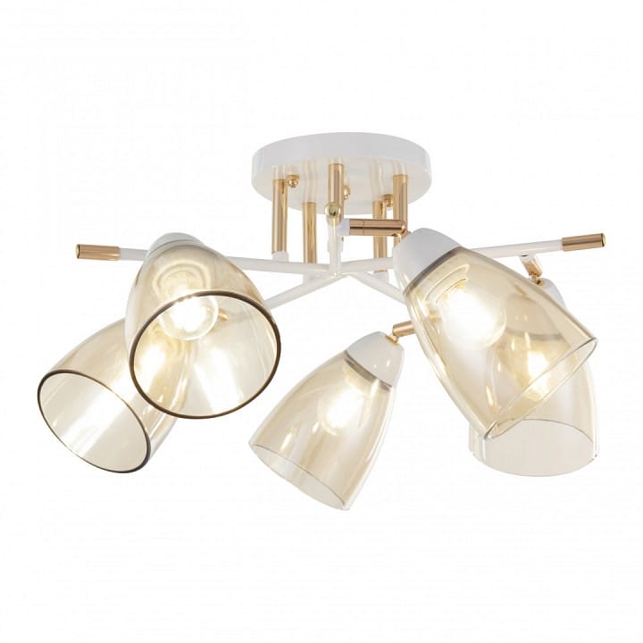 Потолочная люстра Arte Milano AMALFI-327410 327410/5 FG+WH