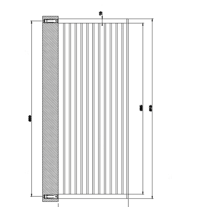 Полочка Gessi Rettangolo 60 см 20950#031