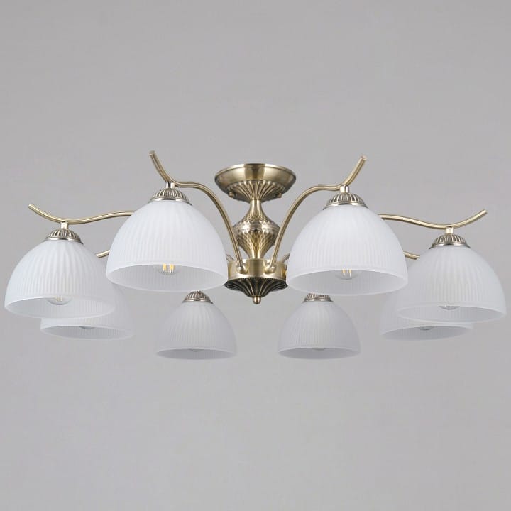 Люстра на штанге ILLUMICO  IL0896-8CSQ-26 AB ELITE
