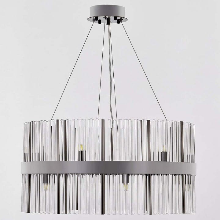 Подвесная люстра Arte Milano Бари 430110.600.12.G9.B2 BK