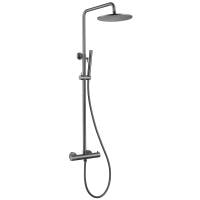 Душевая стойка Abber Wasser Kreis AF8160NGL с термостатом никель