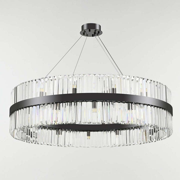 Подвесная люстра Arte Milano Белладжо 440110.960.28.G9.B1 BK