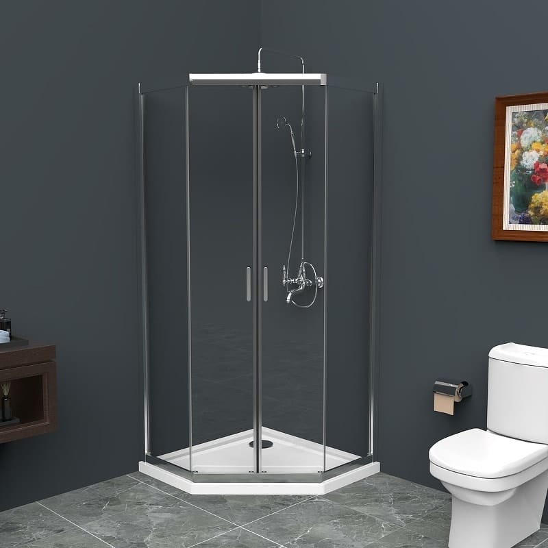 Душевой уголок BelBagno Uno 100х100 UNO-195-P-2-100-C-Cr