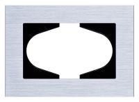 Рамка для двойной розетки Kollinger Reflex AL RA120SR