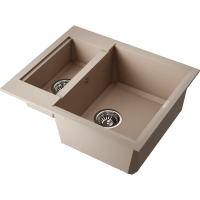 Кухонная мойка Omoikiri Sakaime 60-2 4993910 бежевая